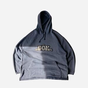 vintage Board Dokter grey hoodie with puff print details
